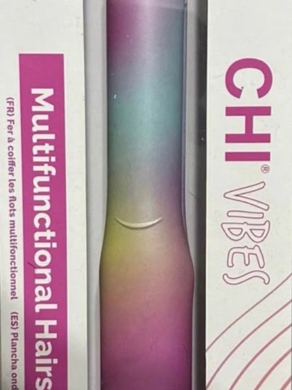 CHI Vibes Multifunctional Hair Tool in Rainbow Ombre